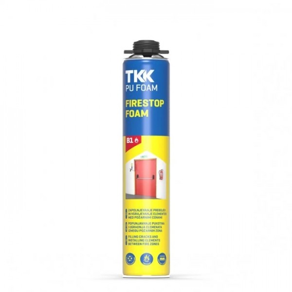 Профессиональная огнеупорная монтажная пена TEKAPUR FIRESTOP GUN 750 ml