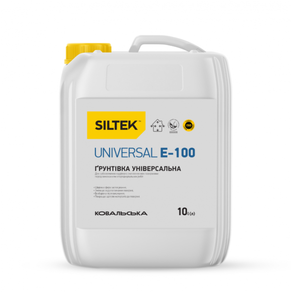 Ґрунтовка глибокопроникаюча Siltek E-100 Universal (10 л) Арт 13458
