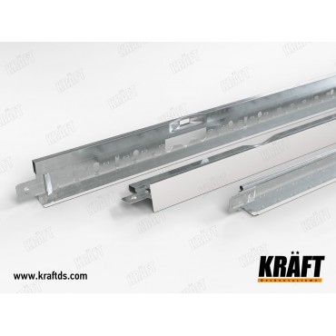Профіль KRAFT для підвісної стелі Nova T-24 1200x24 мм білий Арт 13641 
